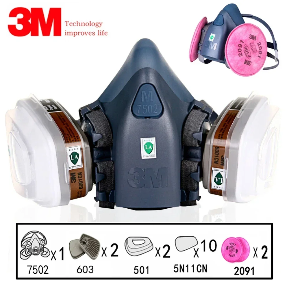 Respirador de Gas y polvo 17 e - Dust Mask Construction reseña y precio